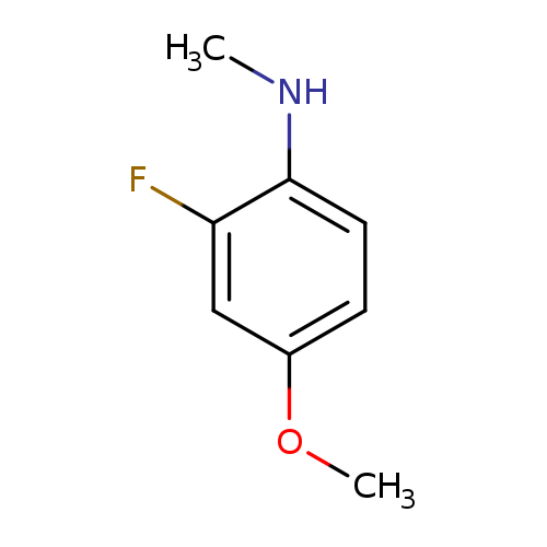 Benzenamine, 2-fluoro-4-methoxy-N-methyl- (9CI)