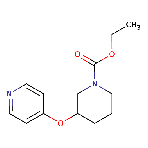 ethyl 3-(pyridin-4-yloxy)piperidine-1-carboxylate