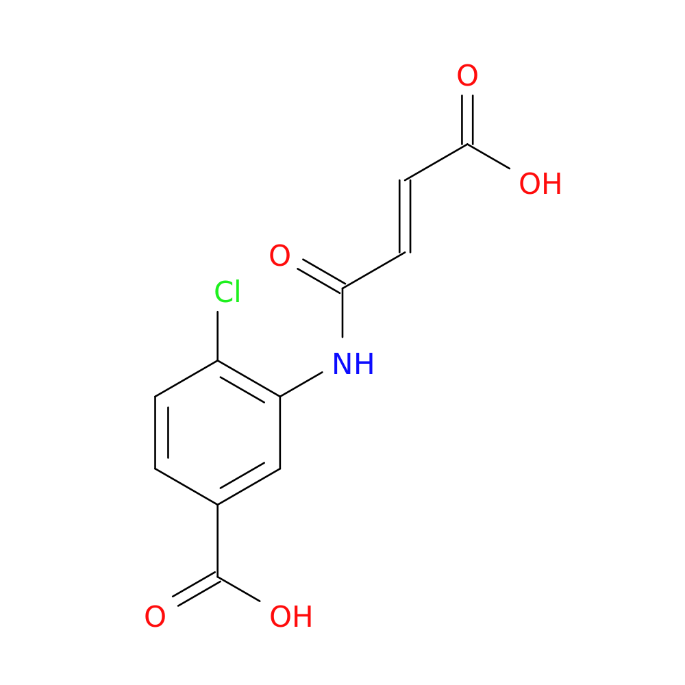 3-[(3-Carboxyacryloyl)amino]-4-chlorobenzoic acid