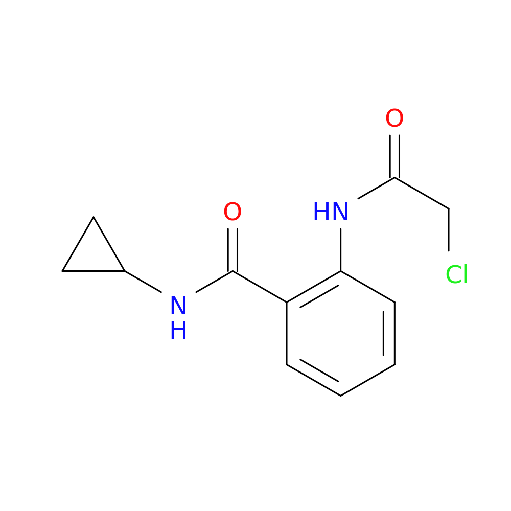 2-(2-chloroacetamido)-N-cyclopropylbenzamide