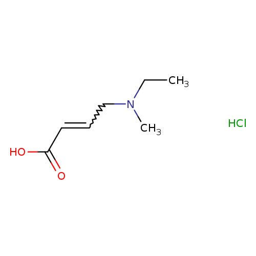 4-[ethyl(methyl)amino]but-2-enoic acid hydrochloride