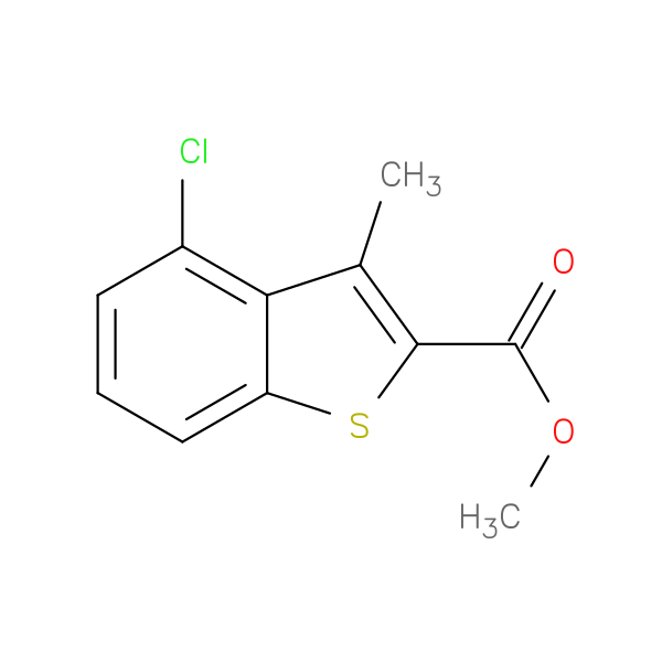 4-Chloro-3-methyl benzothiophene-2-carboxylic acid methyl ester