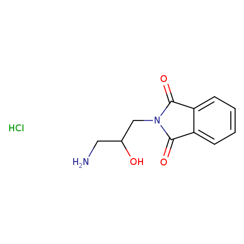 1H-Isoindole-1,3(2H)-dione, 2-(3-amino-2-hydroxypropyl)-, hydrochloride (1:1)