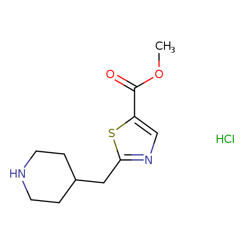 methyl 2-(piperidin-4-ylmethyl)-1,3-thiazole-5-carboxylate hydrochloride