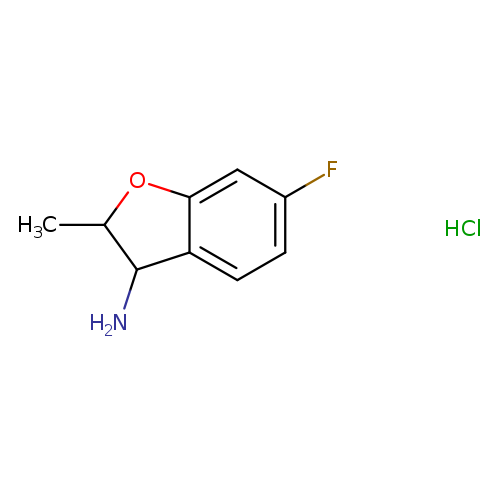 6-fluoro-2-methyl-2,3-dihydro-1-benzofuran-3-amine hydrochloride