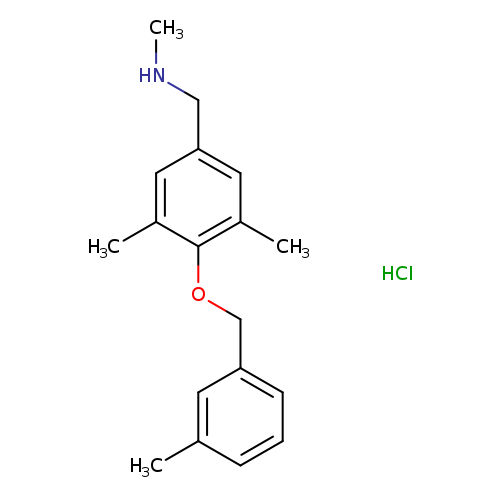 ({3,5-dimethyl-4-[(3-methylphenyl)methoxy]phenyl}methyl)(methyl)amine hydrochloride