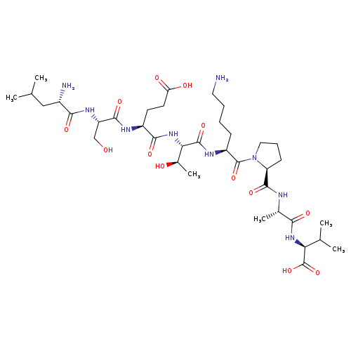L-leucyl-L-seryl-L-α-glutamyl-L-threonyl-L-lysyl-L-prolyl-L-alanyl-L-valine
