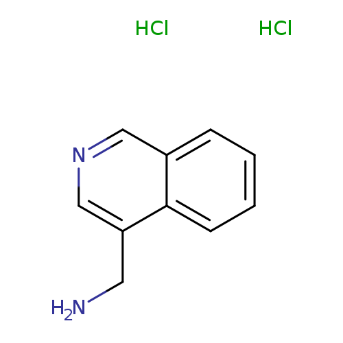 4-Isoquinolinemethanamine, hydrochloride (1:2)