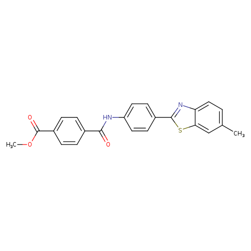 methyl 4-{[4-(6-methyl-1,3-benzothiazol-2-yl)phenyl]carbamoyl}benzoate