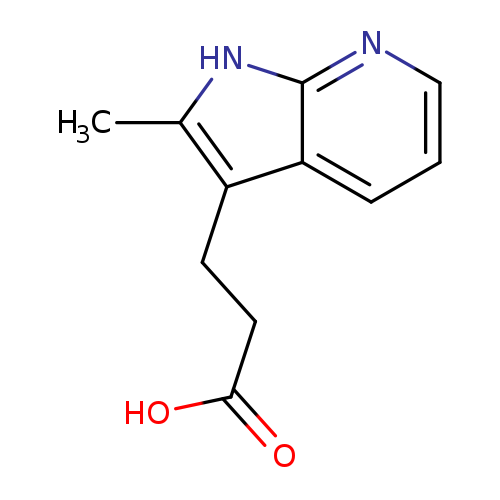 1H-Pyrrolo[2,3-b]pyridine-3-propanoicacid, 2-methyl-