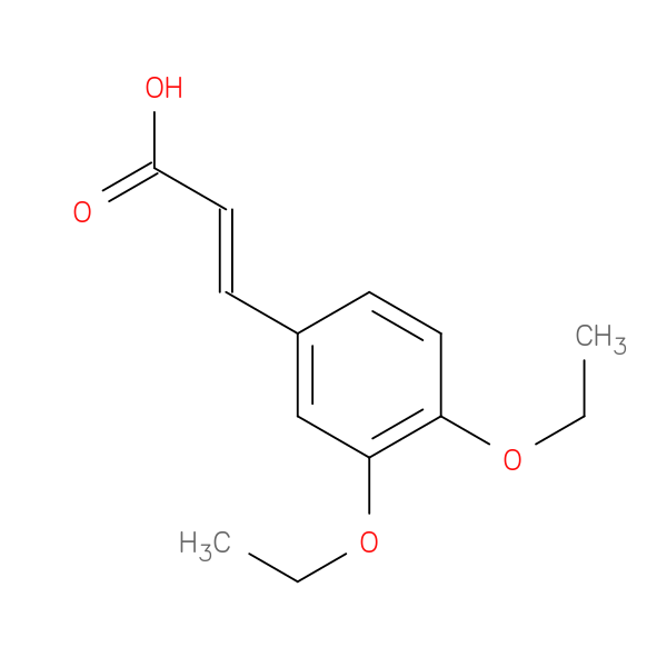 (2E)-3-(3,4-diethoxyphenyl)prop-2-enoic acid