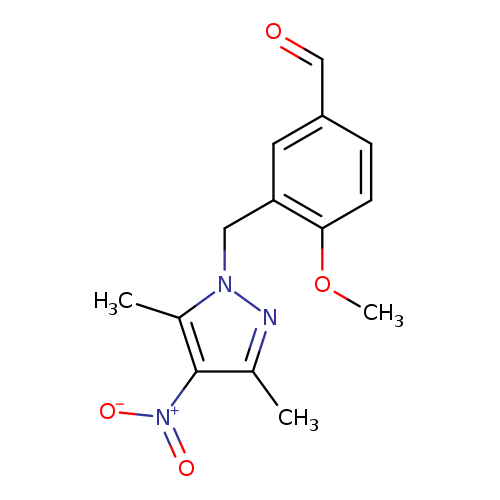 3-[(3,5-Dimethyl-4-nitro-1H-pyrazol-1-yl)methyl]-4-methoxybenzaldehyde