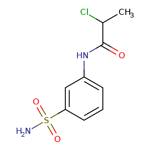 2-chloro-N-(3-sulfamoylphenyl)propanamide