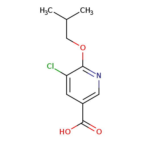 5-chloro-6-(2-methylpropoxy)pyridine-3-carboxylic acid