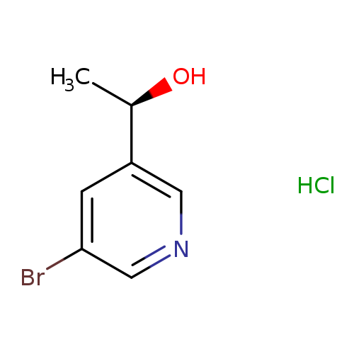 (1R)-1-(5-bromopyridin-3-yl)ethan-1-olhydrochloride