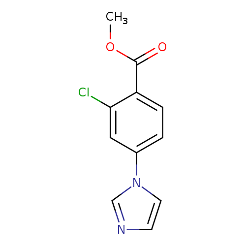 Methyl 2-chloro-4-(imidazol-1-yl)benzoate