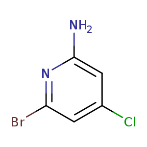 6-Bro-4-chloropyridine-2-aMine