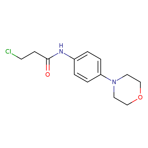 3-Chloro-N-(4-morpholinophenyl)propanamide