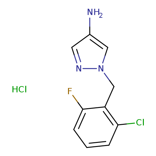 1-[(2-chloro-6-fluorophenyl)methyl]-1H-pyrazol-4-amine hydrochloride