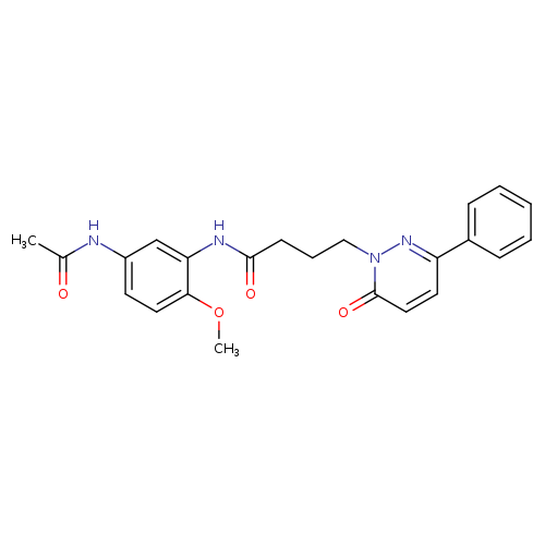N-(5-acetamido-2-methoxyphenyl)-4-(6-oxo-3-phenyl-1,6-dihydropyridazin-1-yl)butanamide