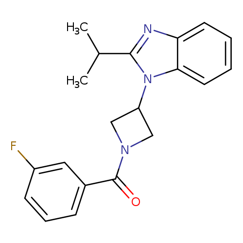 1-[1-(3-fluorobenzoyl)azetidin-3-yl]-2-(propan-2-yl)-1H-1,3-benzodiazole