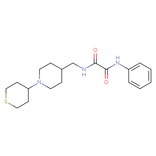 N'-phenyl-N-{[1-(thian-4-yl)piperidin-4-yl]methyl}ethanediamide