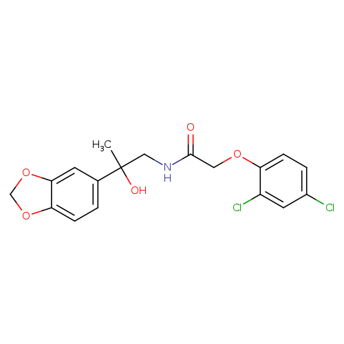 N-[2-(2H-1,3-benzodioxol-5-yl)-2-hydroxypropyl]-2-(2,4-dichlorophenoxy)acetamide