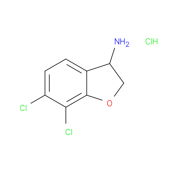 6,7-dichloro-2,3-dihydro-1-benzofuran-3-amine hydrochloride