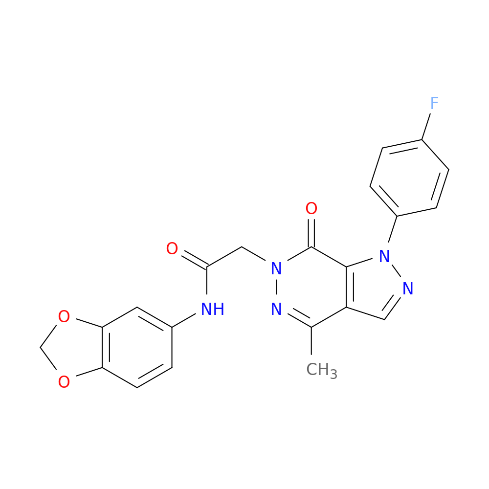 N-(2H-1,3-benzodioxol-5-yl)-2-[1-(4-fluorophenyl)-4-methyl-7-oxo-1H,6H,7H-pyrazolo[3,4-d]pyridazin-6-yl]acetamide