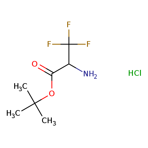 tert-butyl2-amino-3,3,3-trifluoropropanoatehydrochloride
