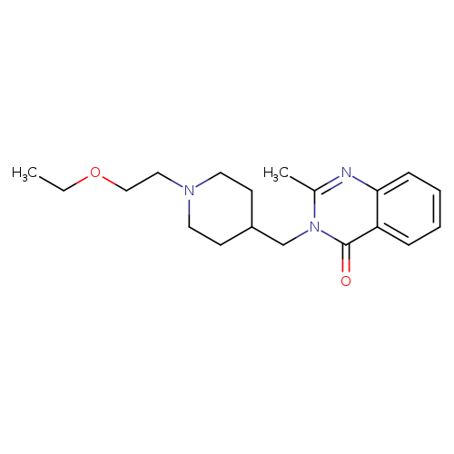 3-{[1-(2-ethoxyethyl)piperidin-4-yl]methyl}-2-methyl-3,4-dihydroquinazolin-4-one
