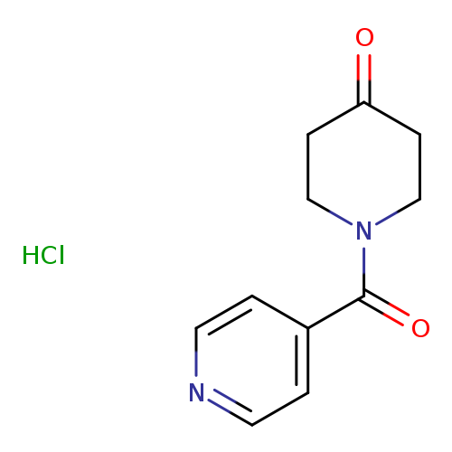 1-Isonicotinoylpiperidin-4-one hydrochloride