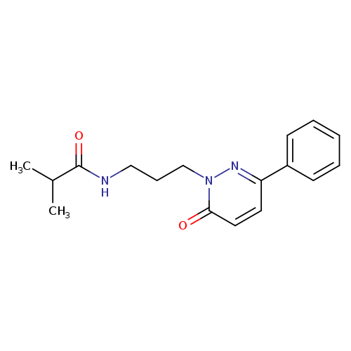 2-methyl-N-[3-(6-oxo-3-phenyl-1,6-dihydropyridazin-1-yl)propyl]propanamide