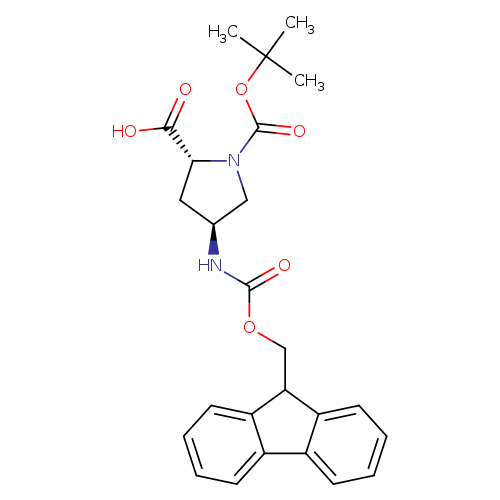 (2R,4S)-4-((((9H-Fluoren-9-yl)methoxy)carbonyl)amino)-1-(tert-butoxycarbonyl)pyrrolidine-2-carboxylic acid
