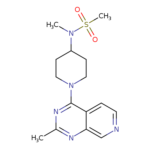 N-methyl-N-(1-{2-methylpyrido[3,4-d]pyrimidin-4-yl}piperidin-4-yl)methanesulfonamide