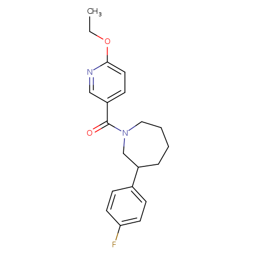 1-(6-ethoxypyridine-3-carbonyl)-3-(4-fluorophenyl)azepane