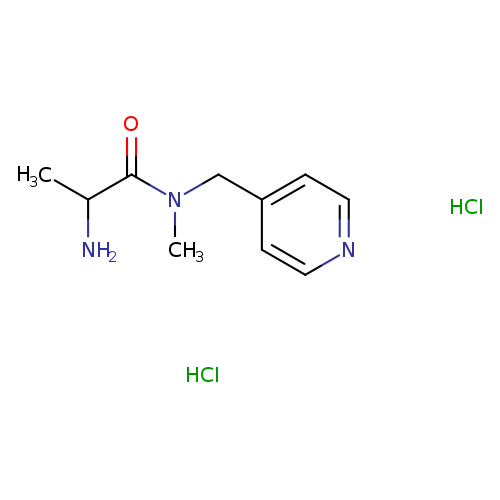 2-amino-N-methyl-N-(pyridin-4-ylmethyl)propanamide dihydrochloride