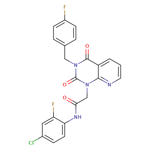 N-(4-chloro-2-fluorophenyl)-2-{3-[(4-fluorophenyl)methyl]-2,4-dioxo-1H,2H,3H,4H-pyrido[2,3-d]pyrimidin-1-yl}acetamide