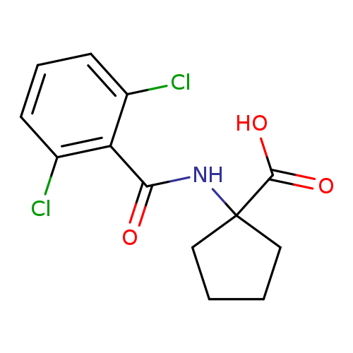 1-(2,6-DICHLORO-BENZOYLAMINO)CYCLOPENTANECARBOXYLIC ACID