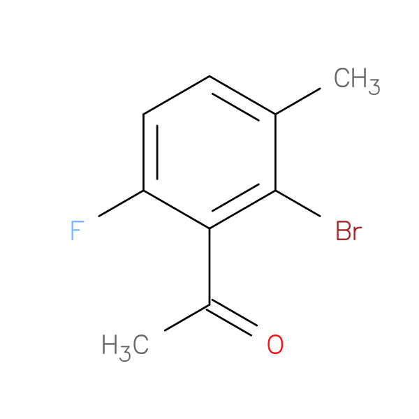 1-(2-Bromo-6-fluoro-3-methylphenyl)ethanone