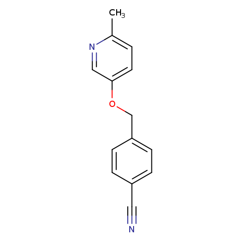 4-{[(6-methylpyridin-3-yl)oxy]methyl}benzonitrile