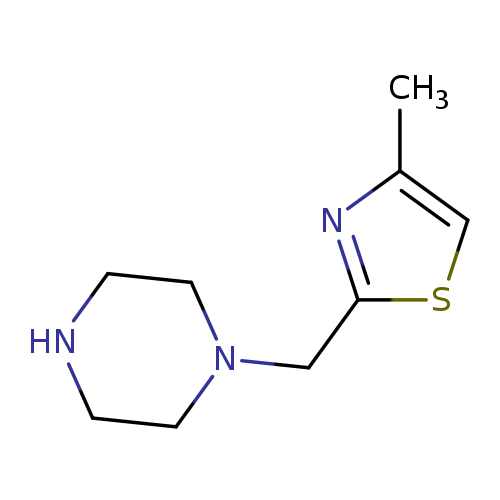 1-[(4-Methyl-1,3-thiazol-2-yl)methyl]piperazine
