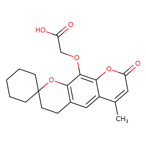 [(6'-methyl-8'-oxo-3',4'-dihydro-8'H-spiro[cyclohexane-1,2'-pyrano[3,2-g]chromen]-10'-yl)oxy]acetic acid