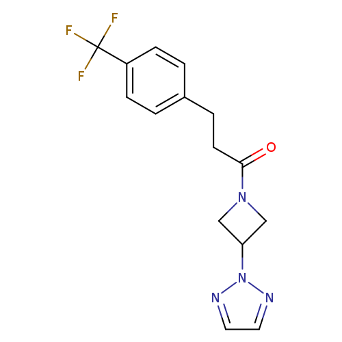 1-[3-(2H-1,2,3-triazol-2-yl)azetidin-1-yl]-3-[4-(trifluoromethyl)phenyl]propan-1-one