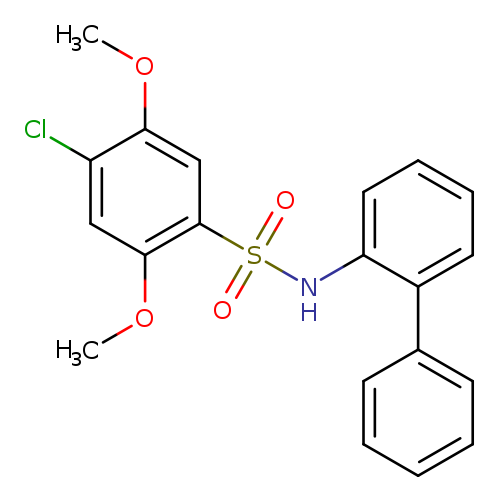 N-{[1,1'-biphenyl]-2-yl}-4-chloro-2,5-dimethoxybenzene-1-sulfonamide
