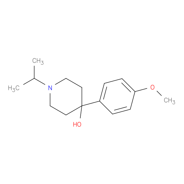 4-Hydroxy-4-(4-methoxyphenyl)-1-iso-propylpiperidine