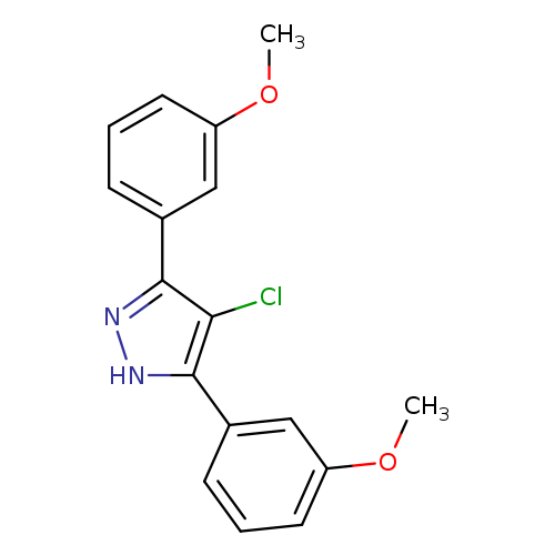 4-chloro-3,5-bis(3-methoxyphenyl)-1H-pyrazole
