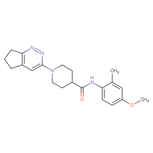 1-{5H,6H,7H-cyclopenta[c]pyridazin-3-yl}-N-(4-methoxy-2-methylphenyl)piperidine-4-carboxamide