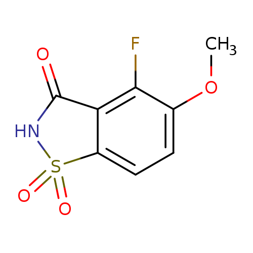 4-fluoro-5-methoxy-2,3-dihydro-1lambda6,2-benzothiazole-1,1,3-trione