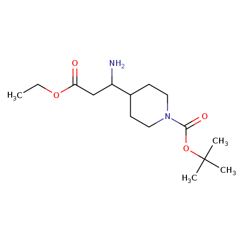 1-boc-4-(1-amino-2-ethoxycarbonylethyl)piperidine